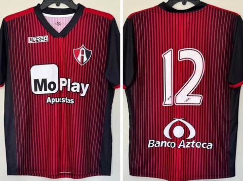 Atlas FC Soccer Jersey #12 Men's Size Medium Football Club Shirt Mo Play Apuesta Cover