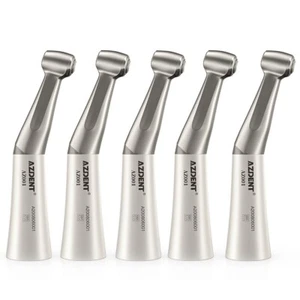 5X AZDENT Dental Slow Low Speed Contra Angle Handpiece Push Button E-Type USA - Picture 1 of 15