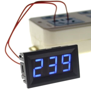 Voltímetro digital LED de 0,56" AC30V-500V 10 piezas 2 cables monitor de voltaje medidor probador - Imagen 1 de 15