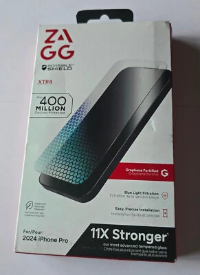 ZAGG InvisibleShield XTR4 Glass Screen Protector Apple iPhone 16 Pro - SEALED - Image 1 of 4