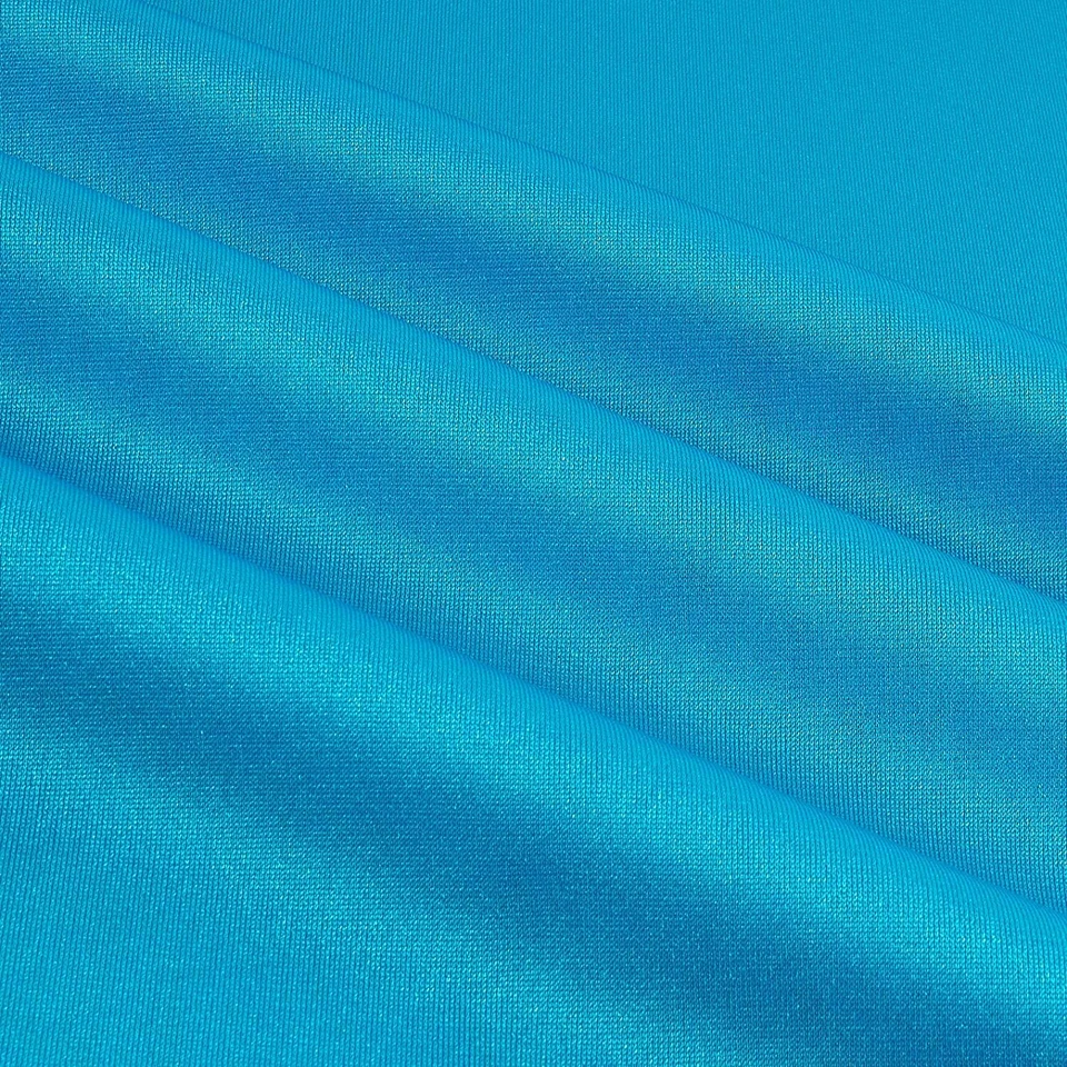 Fabric Nylon 40 Denier Tricot Stretch Turquoise Blue 108 inch wide TR20 - Image 1 of 1