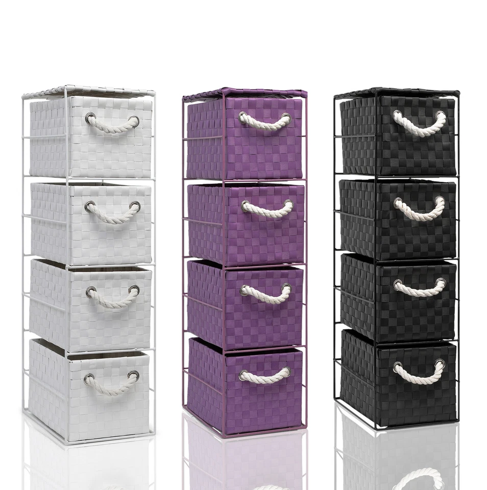 4 Drawer Storage Cabinet Unit Ideal for Home/Office/bedrooms /Bathroom - Image 1 of 1