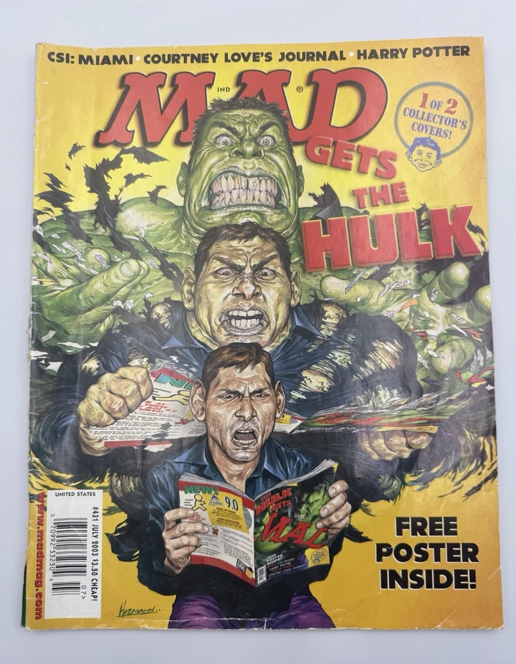 MAD Magazine Issue #431 – July 2003 "MAD Gets the Hulk" Edition - Image 1 of 4