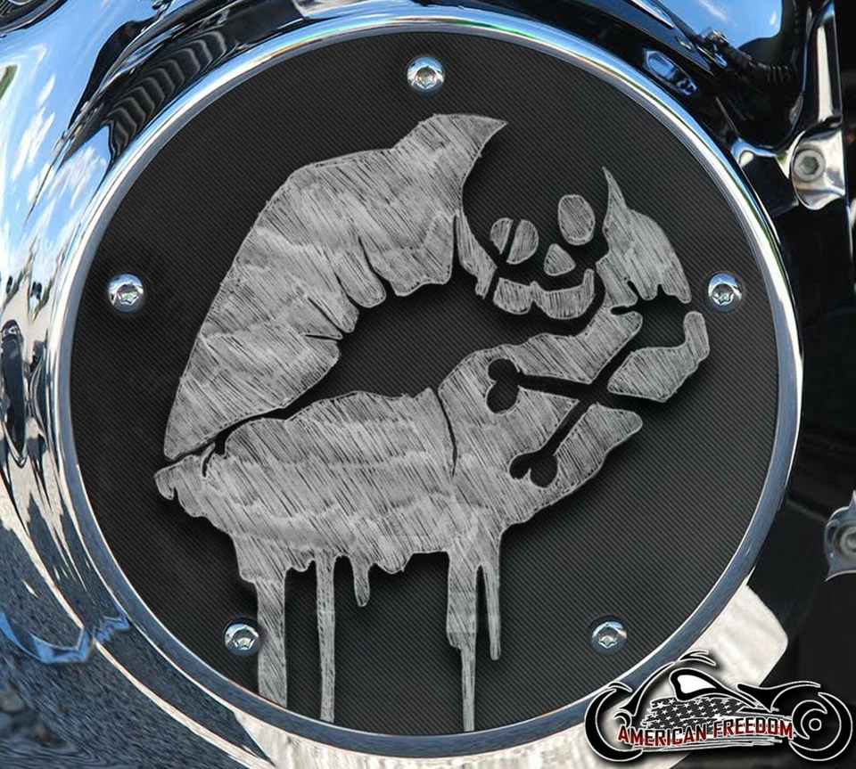 HARLEY DAVIDSON УЗКИЙ ПРОФИЛЬ ДЕРБИ ОБЛОЖКА 2016 + ТУР ТОЛЬКО ЧЕРЕП ГУБЫ - Изображение 1 из 1