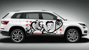 BETTY BOOP TRIBAL VINYL DECAL CAR TRUCK HOOD SIDE - Foto 1 di 2