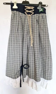 Skirt Vintage Landhaus Trachten Oktoberfest Dirndl Tyrol Girl-Size:Us 10/Eu 140 - Picture 1 of 6
