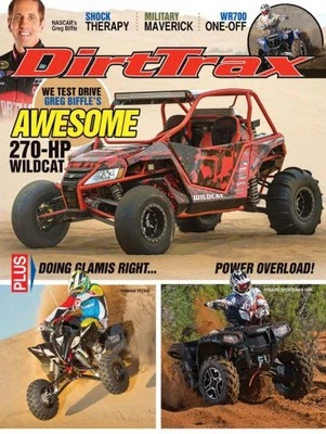 DIRT TRAX 2015 VOL 16 No 3 NASCAR GREG BIFFLE 270-HP WILDCAT, YAMAHA, POLARIS! - Image 1 of 4