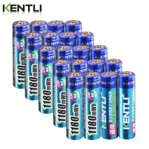 KENTLI High Capacity AAA 1180mWh 1.5V Li-Ion Polymer Rechargeable Battery Lot - Picture 1 of 6