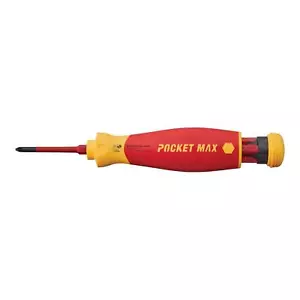 Wiha Tools 28345 Insulated SlimLine PocketMax Multi-Driver, 6 Pc. - Picture 1 of 4