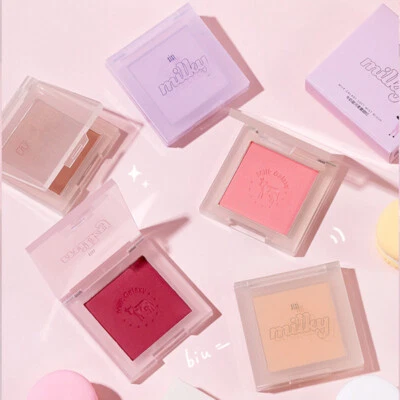 Face Makeup Mini Portable Natural Blush Long-lasting Nude Blush Palette Portable - Image 1 of 4