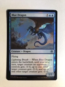 1x D&D Forgotten Realms Blue Dragon Foil NM/M Magic The Gathering Mtg - Bild 1 von 1