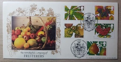 GB Limited Edition #270 of 1000 FDC: Bradbury; Worshipful Company of Fruiterers - Image 1 of 4