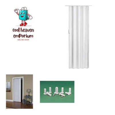 Puerta Plegable Acordeón Interior Regent, 36" x 80", Blanco Foto 1 de 4