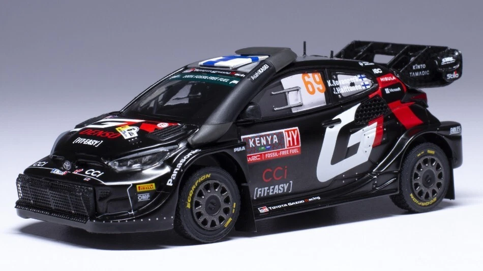 TOYOTA YARIS WRC N.69 SAFARI RALLY KENYA 2024 ROVAMPERA-HALTTUNEN 1:43 - Immagine 1 di 1