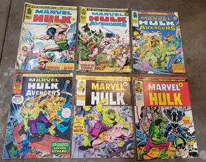 Mighty World Of Marvel Bronze British Weekly 186 195 203 205 206 217 - Lot Of 6 - Picture 1 of 2
