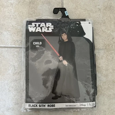 Disney Star Wars Bata Sith Negra Niño Halloween Disfraz Juegos con disfraces Niños Jóvenes Sistema operativo Foto 1 de 4