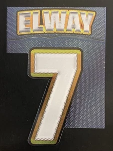 John Elway 1997 Pacific Crown Collection Big Number Die Cut Denver Broncos #6 - Picture 1 of 2