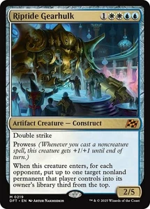 Riptide Gearhulk Magic MTG Juego de luces, Inglés Aetherdrift x1 - Imagen 1 de 1