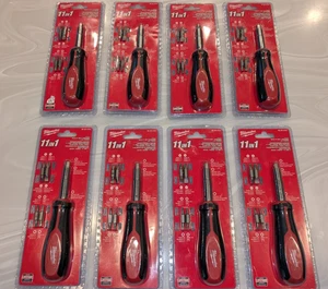 Milwaukee 48-22-2761, Juego de controladores multi-bit 11 en 1, con Torx - LOTE DE 8 ARTÍCULOS - Imagen 1 de 5