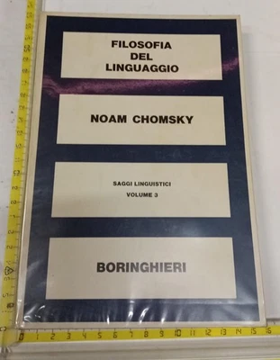 NOAM CHOMSKY FILOSOFIA DEL LINGUAGGIO BORINGHIERI SAGGI LINGUISTICI 3 1969+spSDA - Immagine 1 di 3