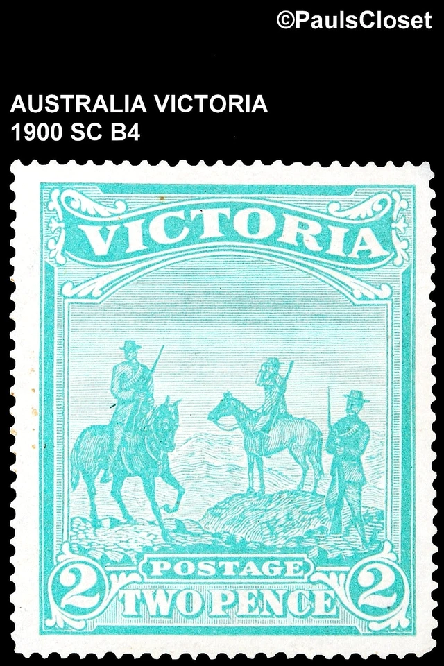 VICTORIA 1900 SC B4 SCOUT REPORTING IN SOUTH AFRICAN WAR EMERALD 2p MNH VF - Image 1 of 2