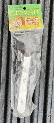 Nuevo kit Coghlan’s Chow 1978 No. Cuchillo, tenedor y cuchara de acero inoxidable 721BP camping de colección Foto 1 de 4