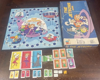 1985 Milton Bradley The Jetsons A Race Through Space Board Game w/Box INCOMPLETE - Image 1 of 4