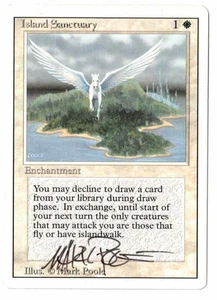 Island Sanctuary Revised Edition signiert vom Künstler Mark Poole! - Bild 1 von 2