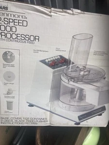 Vintage Sears Kenmore 2 Speed Food Processor 69695 Brand New In Box RARE!! - Picture 1 of 6