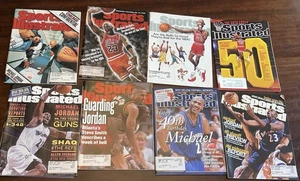 Lot of 8 Vintage Sports Illustrated Michael Jordan Cover Magazines Bulls Wizards - Picture 1 of 9