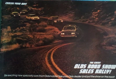 VTG Magazine Insert Ad, 1983 Oldsmobile, Hurst Cutlass Edition, 5 1/2 X 15 in GC - Image 1 of 3