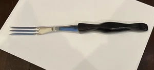 Cutco 3 Prong Serving Turning Fork 1726 KC Classic Dark Brown Swirl Handle USA - Picture 1 of 10