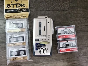 OLYMPUS Pearlcorder J500 registratore a microcassette ad attivazione vocale 2 velocità con 5 nastri - Foto 1 di 10