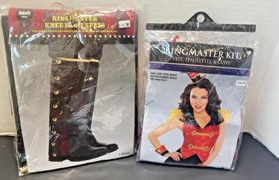 NUEVO RINGMASTER Chaleco Adulto Estándar Disfraz Accesorio Halloween Vestir Juegos con disfraces Foto 1 de 4