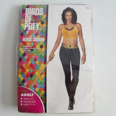 DC Canario Negro Adulto Mujer Disfraz Aves Rapices Película Top y Accesorios Foto 1 de 4
