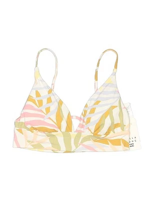 NWT Billabong Women Ivory Swimsuit Top 10 - Image 1 of 2