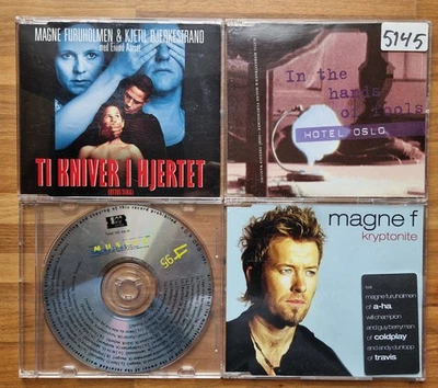 Magne Furuholmen | 3+1 PROMO CDs Ottos Thema Hotel Oslo Kryptonite a-ha Coldplay - Bild 1 von 3