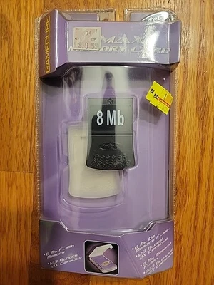 SEALED Gamecube INTEC memory Card 8mb Black RARE!! KMart Stickers - Image 1 of 4
