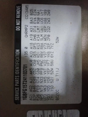 Husillo/nudillo delantero izquierdo del conductor para furgoneta Express 1500 03-14 10626730 Foto 1 de 4