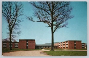 St Bonaventure New York University Falconio Robinson Halls Area Chrome Postcard - Picture 1 of 2