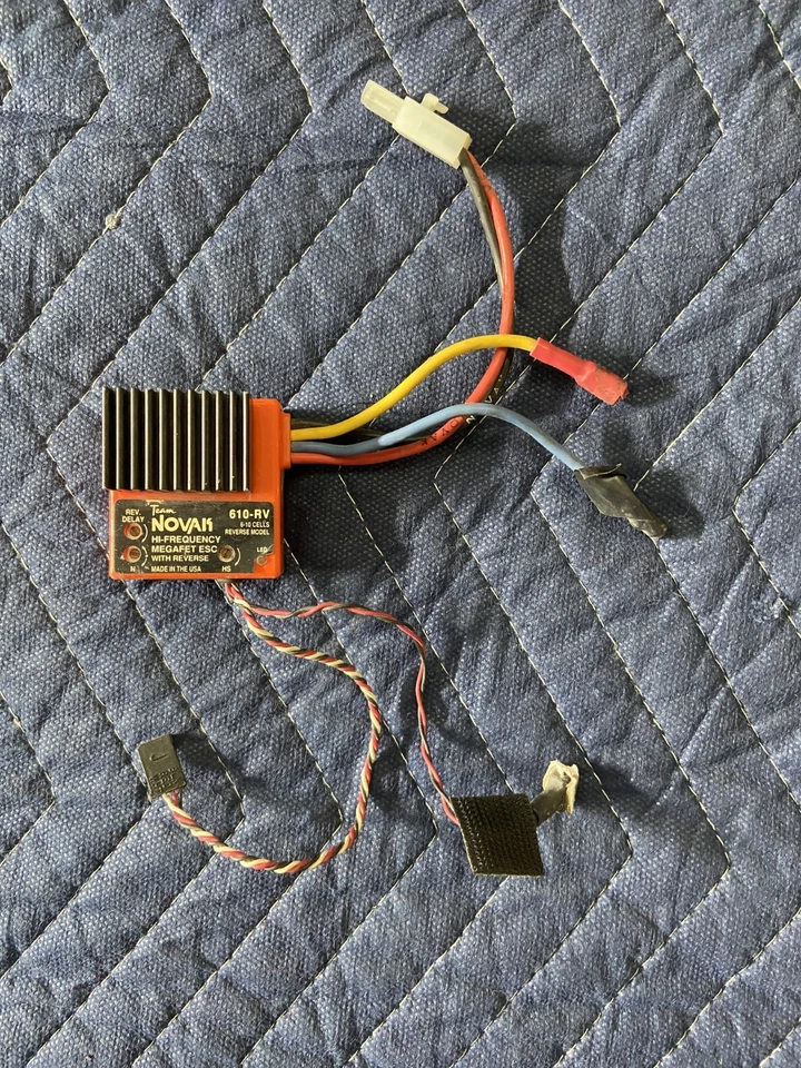 Vintage RC Novak 610-RV Brushed Electronic Speed Control With Reverse - Working - Image 1 of 2