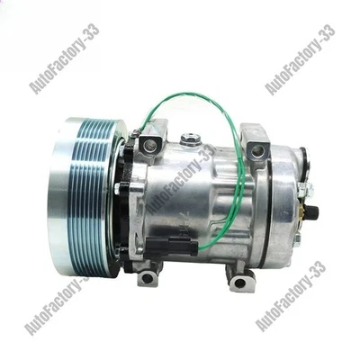 183-5106 A/C Compressor 24v for CAT 955C 963C 990G 930H938H SD7H15 SE7H15 8PK - Image 1 of 3