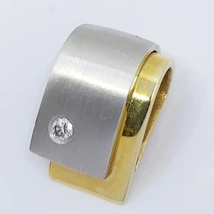 1 Anhänger 585/-, bicolor, mit Brillant, 5,01 g - Bild 1 von 1