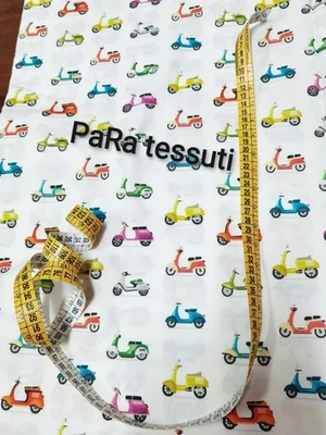 tessuto 100% cotone cucito creativo stampa digitale h140 cm fantasy - Immagine 1 di 4