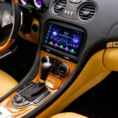 Rádio de carro 2+64GB Carplay Android FM para Mercedes Benz SL R230 SL350 SL500 SL300 - Imagem 1 de 4
