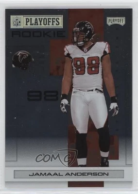 2007 Playoff NFL Playoffs Rookie Silver Metalized /249 Jamaal Anderson #137 - Image 1 of 2