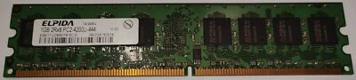 1GB Go RAM Elpida DDR2 PC2-4200 (533 MHz) EBE11UD8AEFA-5C-E - Photo 1/3