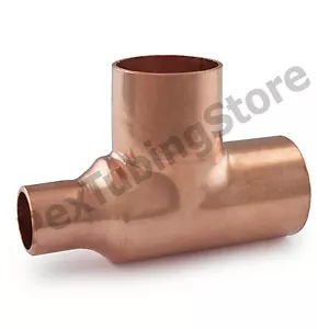 1" x 1/2" x 1" Copper Tee - Picture 1 of 1