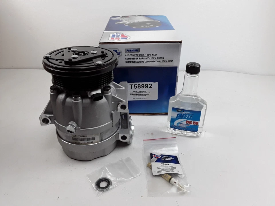 Compresor de aire acondicionado para Chevrolet, Oldsmobile, Buick 1997 1998 1999-2005 3,1 L 3,4 L Foto 1 de 4