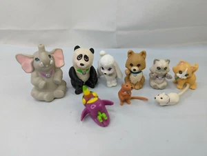 Kenner Littlest Pet Shop Dog Cat Elephant Mouse Toucan Panda Figure Lot - Picture 1 of 8